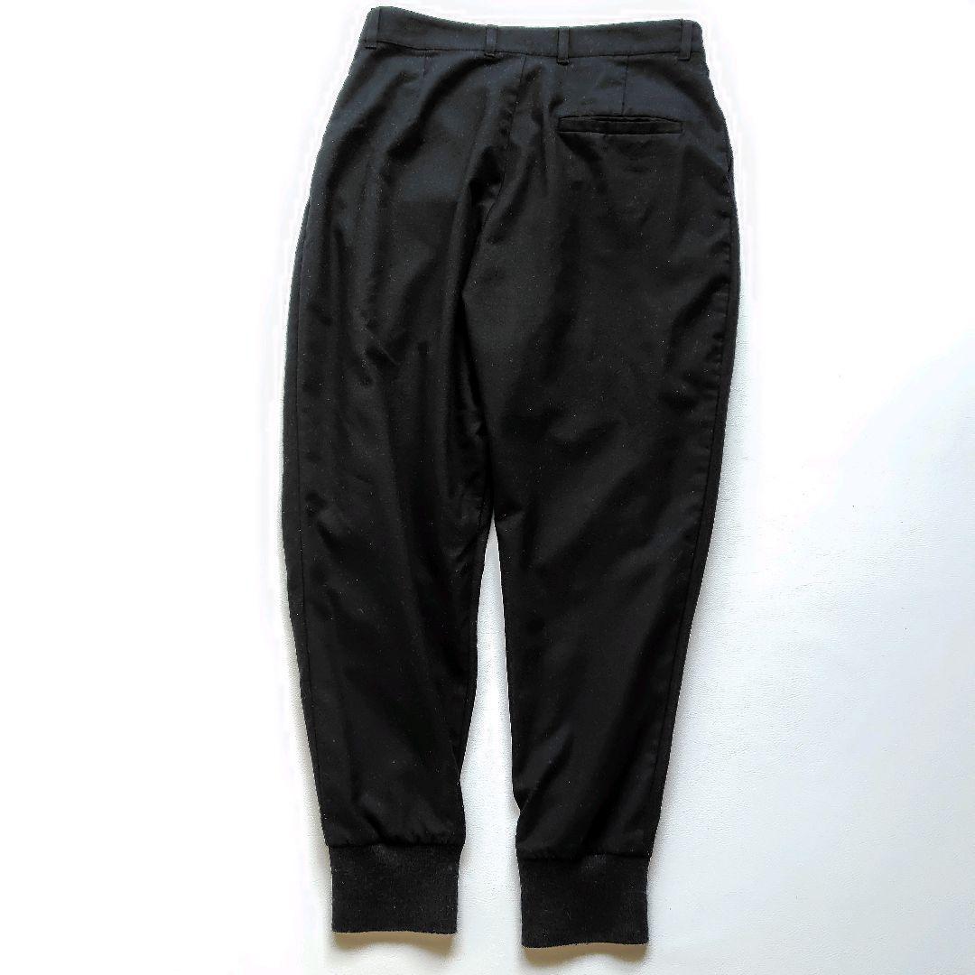 ヴィヴィアンウエストウッドマン 変形 リブ切り替えサルエルパンツ黒　L