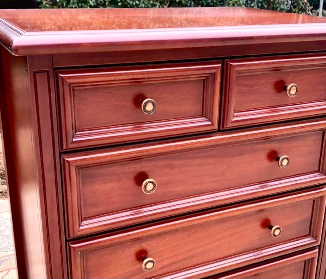 東海家具 KENT ケント 4段チェスト マホガニー IDC大塚家具