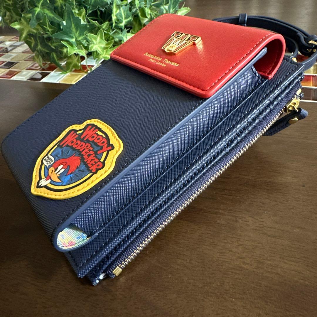 【 サマンサタバサ プチチョイス 】スマホショルダー　ウッディー・ウッドペッカー