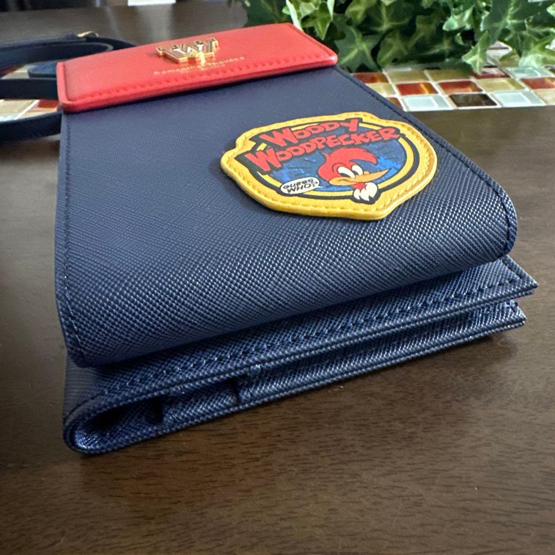 【 サマンサタバサ プチチョイス 】スマホショルダー　ウッディー・ウッドペッカー