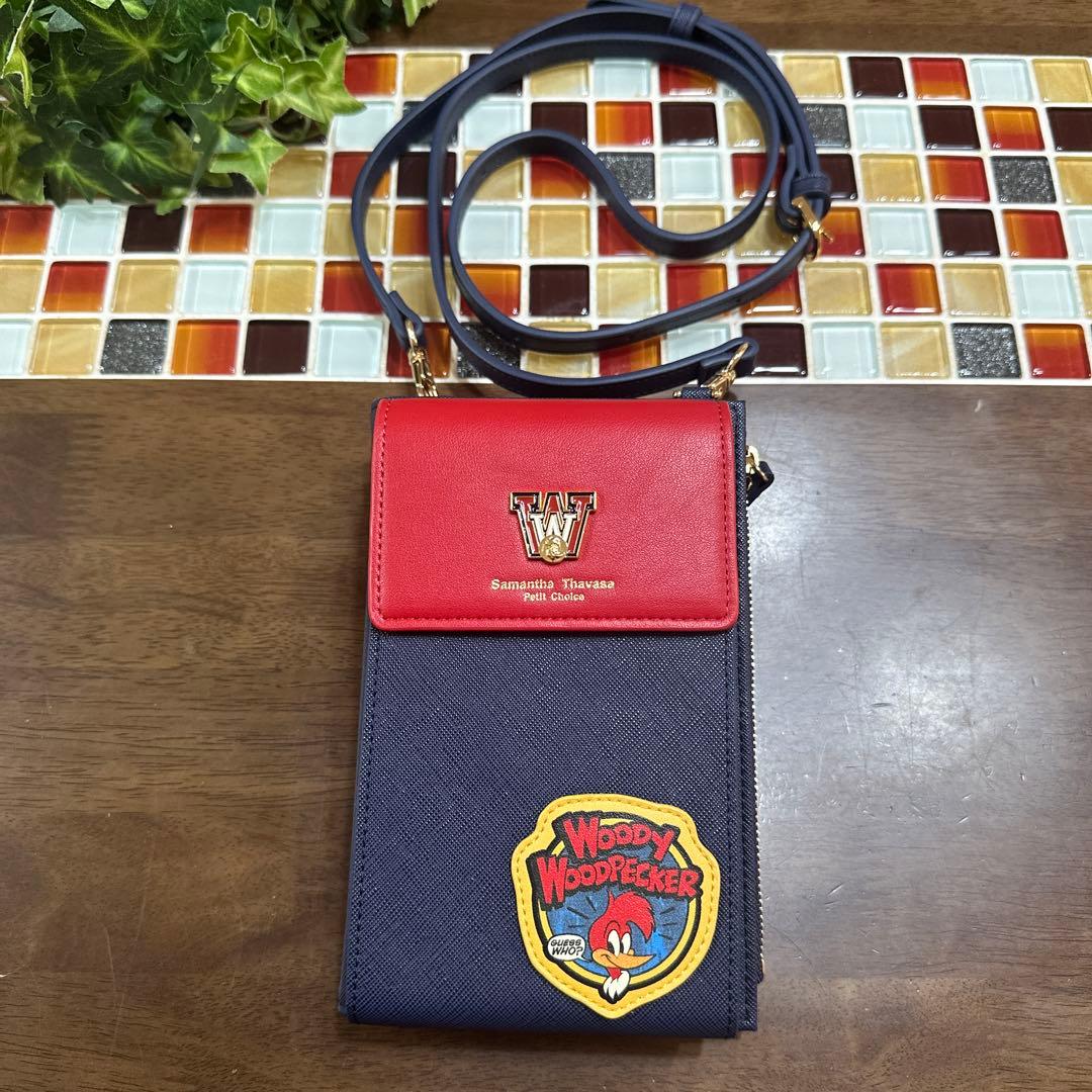 【 サマンサタバサ プチチョイス 】スマホショルダー　ウッディー・ウッドペッカー
