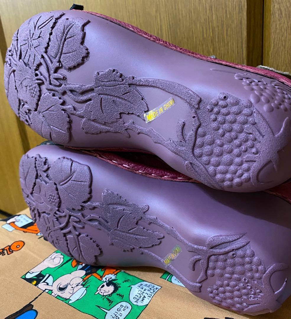 未使用Estacion エスタシオン　フラワー×フリルモチーフ本革厚底パンプス