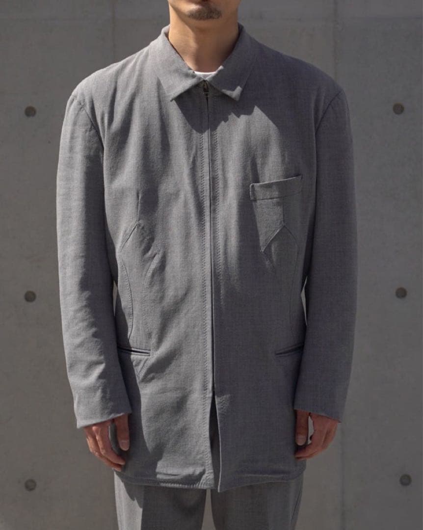 イッセイミヤケ セットアップ グレー