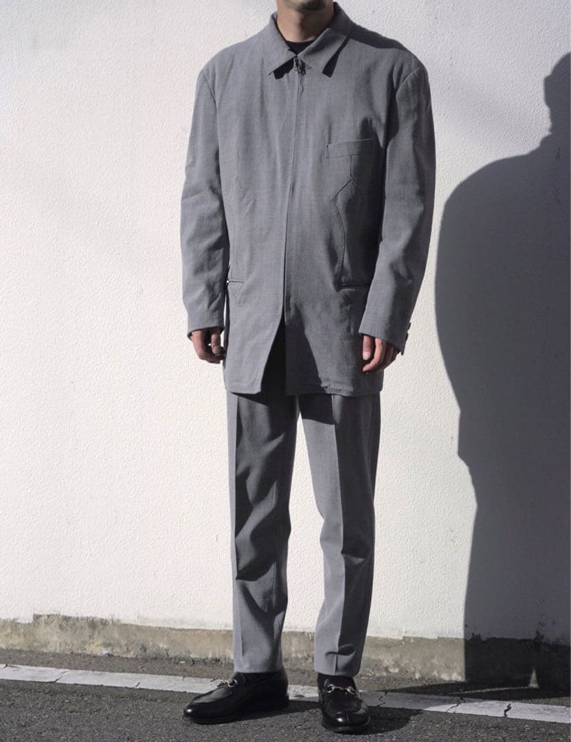 イッセイミヤケ セットアップ グレー