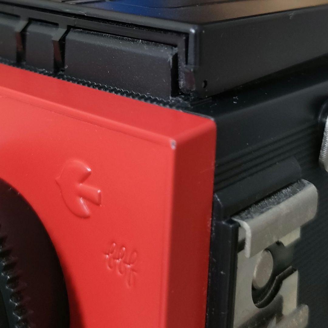 black bird fly 二眼レフ フィルムカメラ　RED