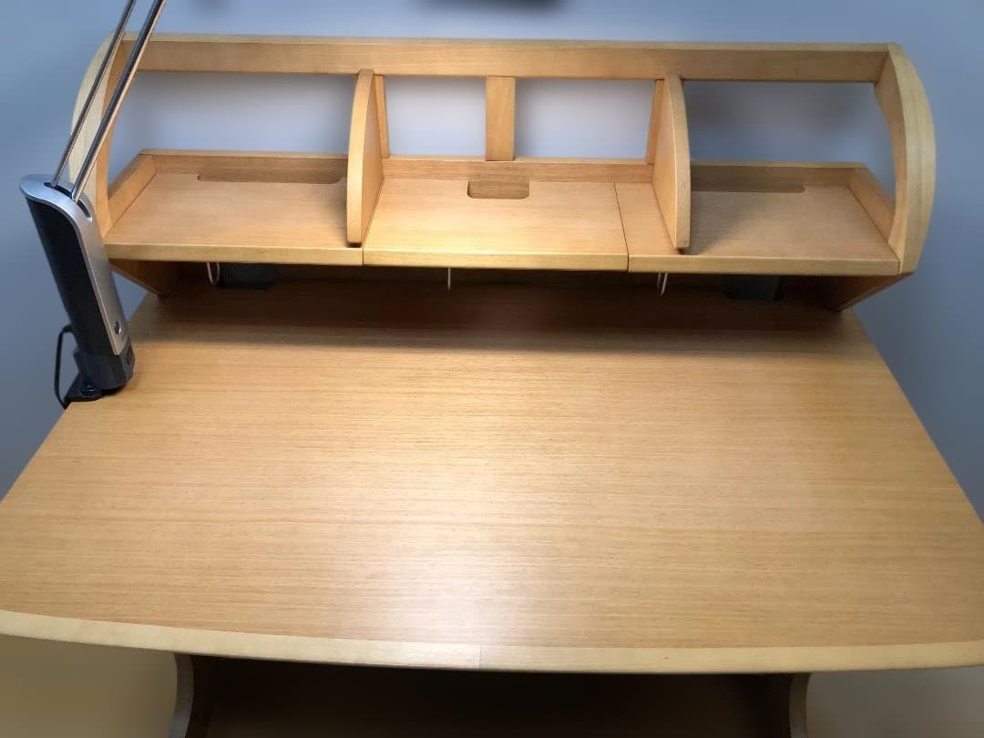 ①デスク　料無料 カリモク 学習机4点セット ナチュラル 勉強机　88321