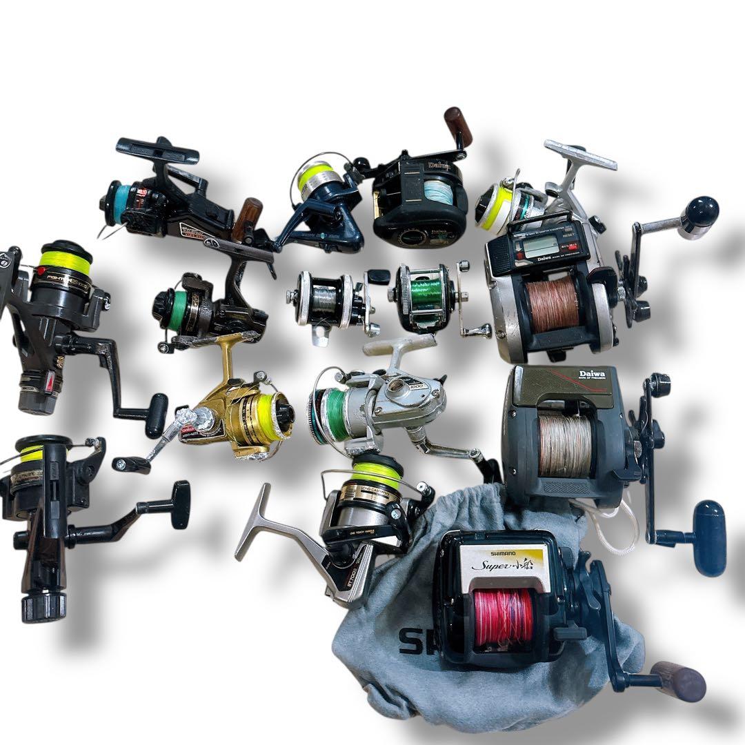 動作未確認 シマノ ダイワ SHIMANO DAIWA リール まとめ 15個