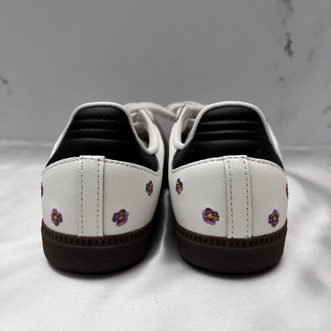 ◇極美品・23.5cm◇アディダス　サンバ OG 花柄刺繍モデル ホワイト