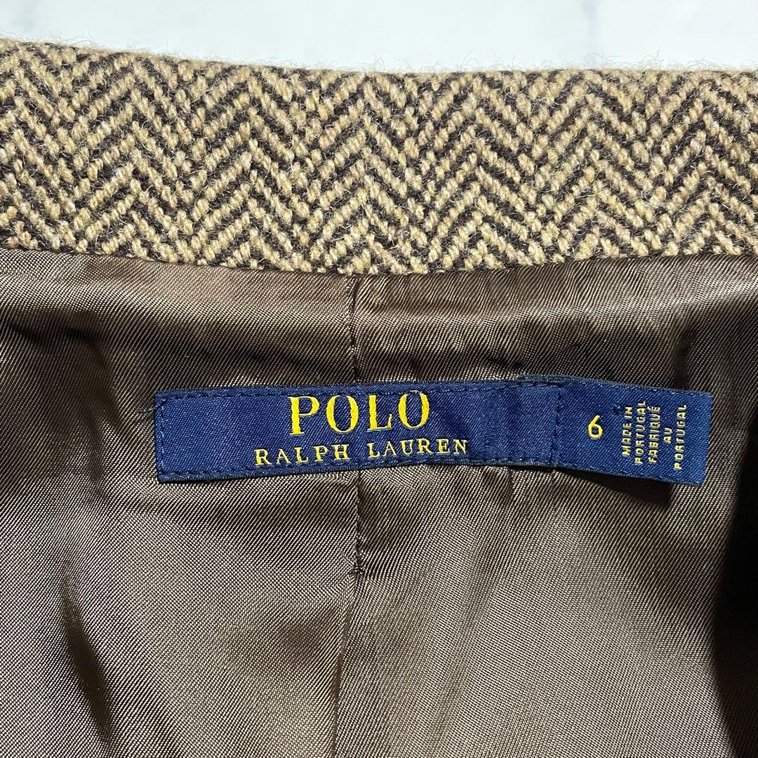 ポロラルフローレン ヘリンボーン ジャケット ウール フォーマル 6