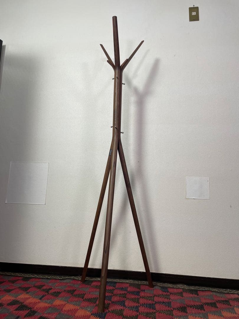 カリモク スタンダードモダン ポールスタンド モカブラウン ポールハンガー