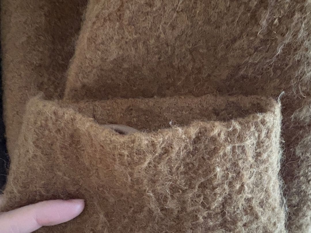 CLANE SHORT SHAGGY COCOON OVER COAT 1サイズ