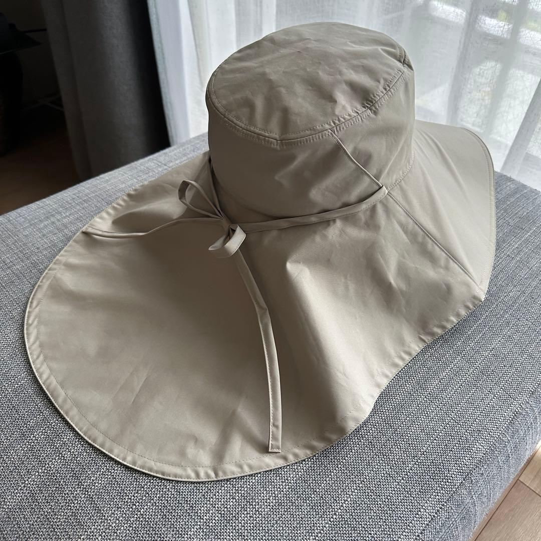 サンバリア100 オーバルハット ベージュ