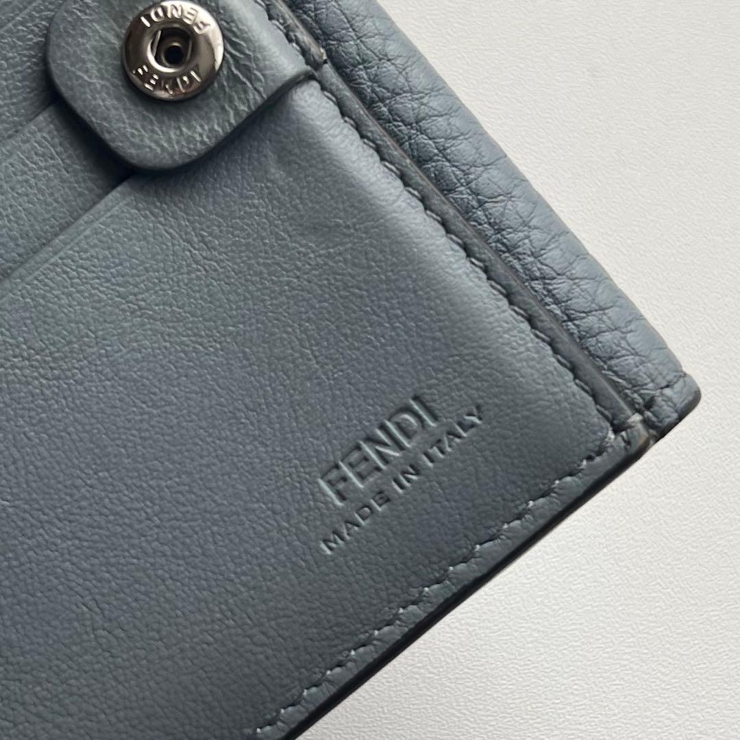 478 極上美品 FENDI フェンディ ピーカブー 2つ折り財布