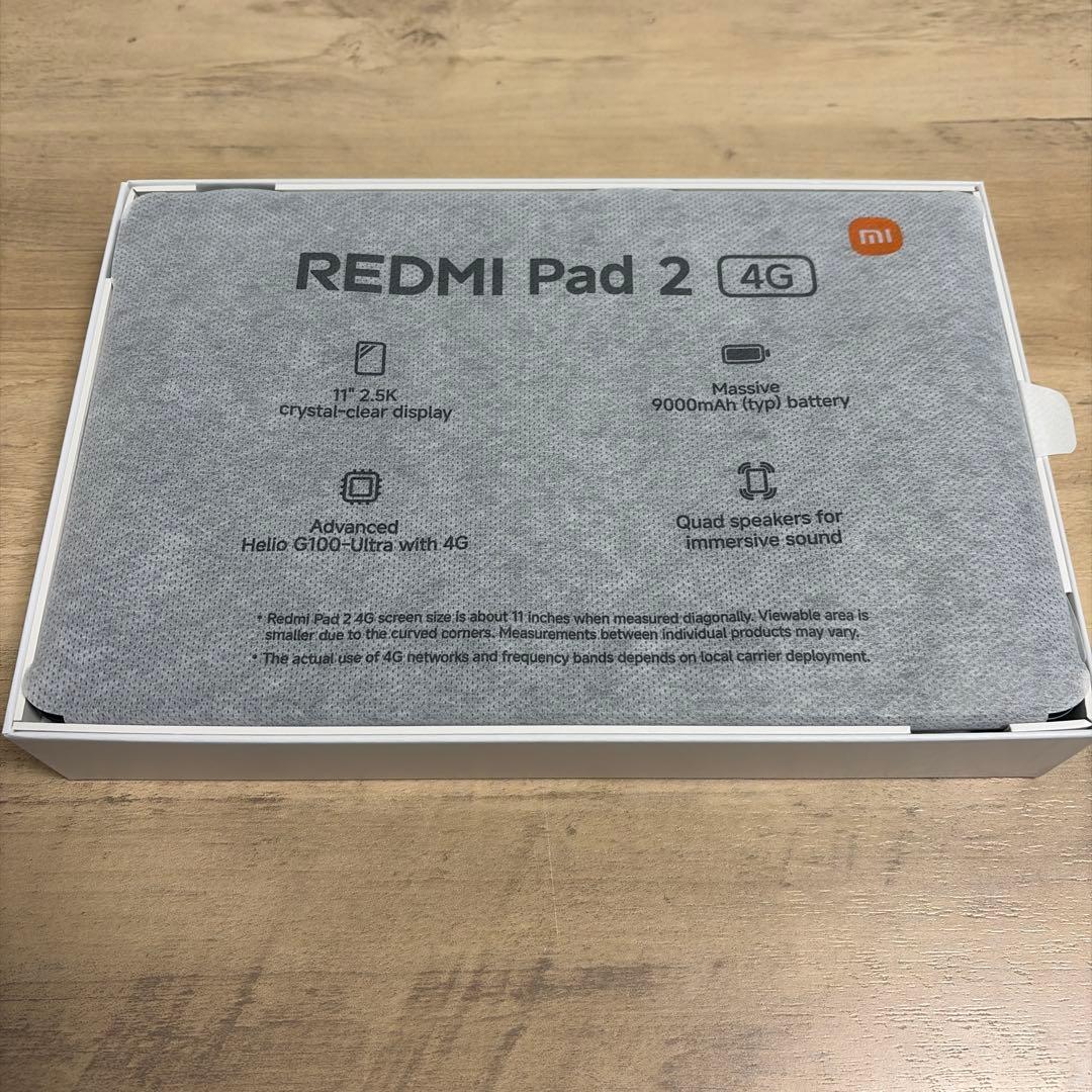Xiaomi Redmi Pad 2 セルラーモデル 128GB