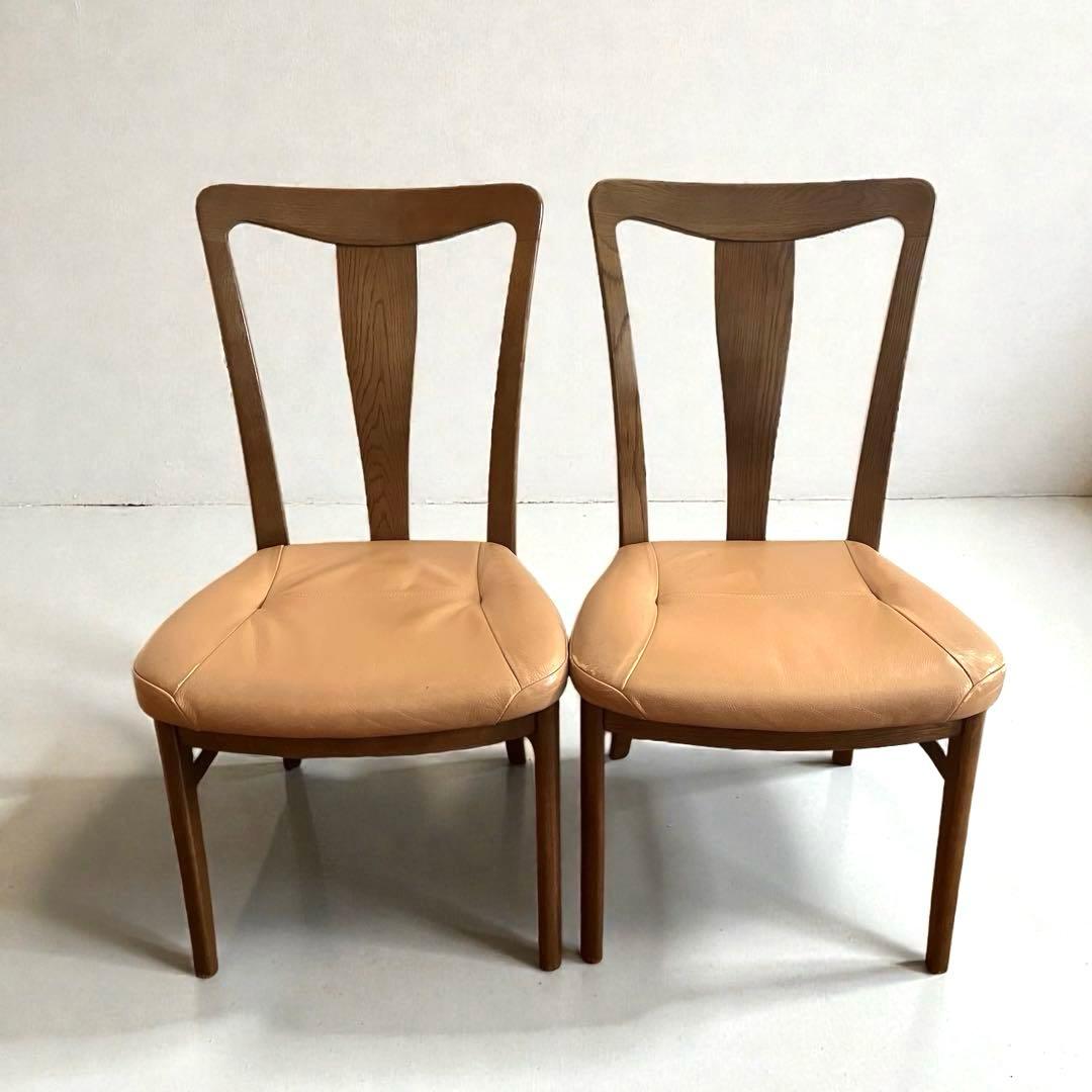 【良品】karimoku（カリモク） ダイニングチェア 高級家具　2脚セット