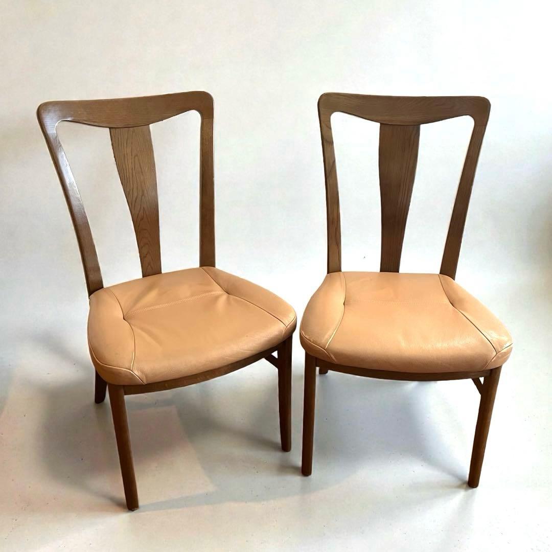 【良品】karimoku（カリモク） ダイニングチェア 高級家具　2脚セット