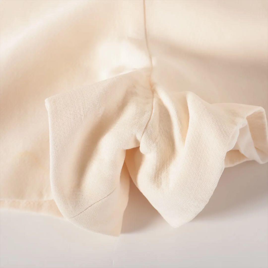 ヴァレンティノ ウール ショートパンツ 38 アイボリー 1ロゴチェーン