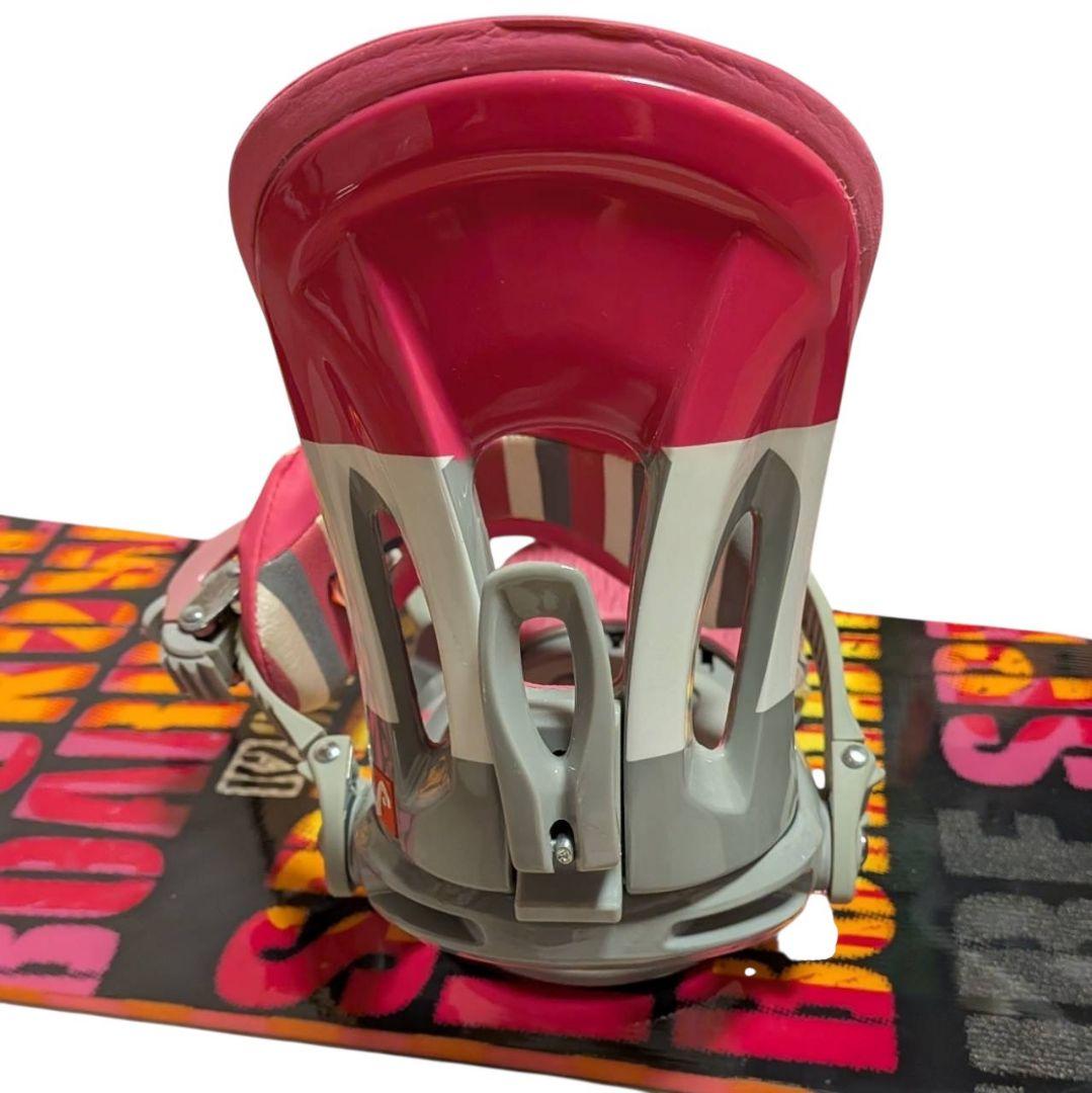 【美品】k2 ケーツー ビンディング セット レディース ピンク 142cm