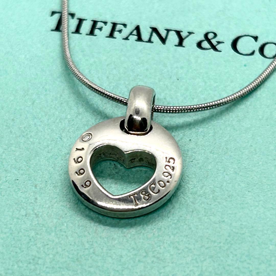 ✨美品✨ティファニー ピアスドハート ネックレス 社外ステンレススネークチェーン