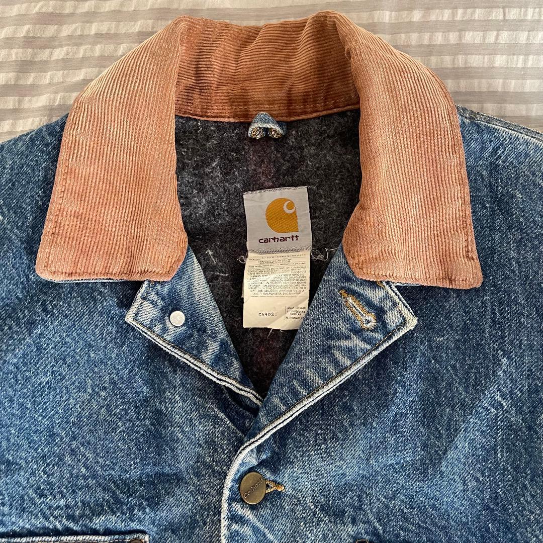希少 C59DST カーハート ミシガンチョアコートUSA製