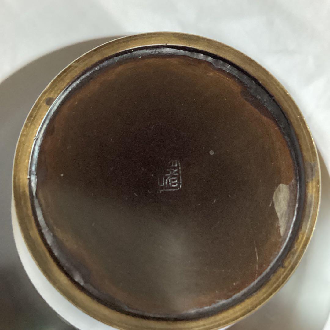 曙作 銅器 花器 池坊/直径28.5cm×高さ21.3cm