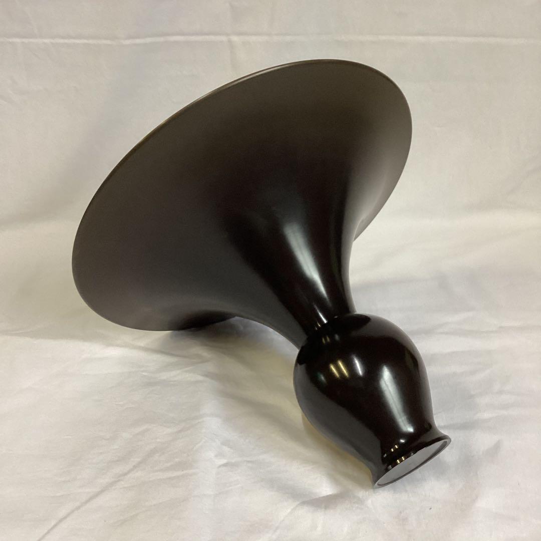 曙作 銅器 花器 池坊/直径28.5cm×高さ21.3cm