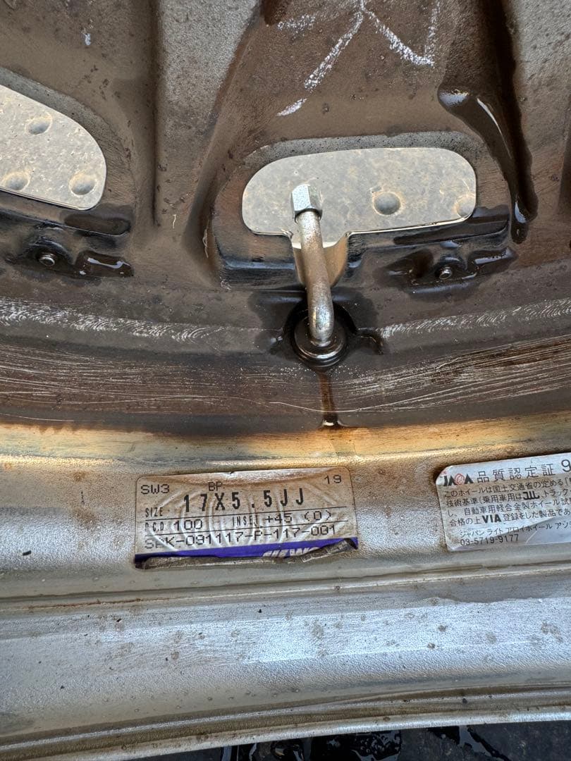 くまさん　WORK シュバート　SC3 17インチ　4穴100