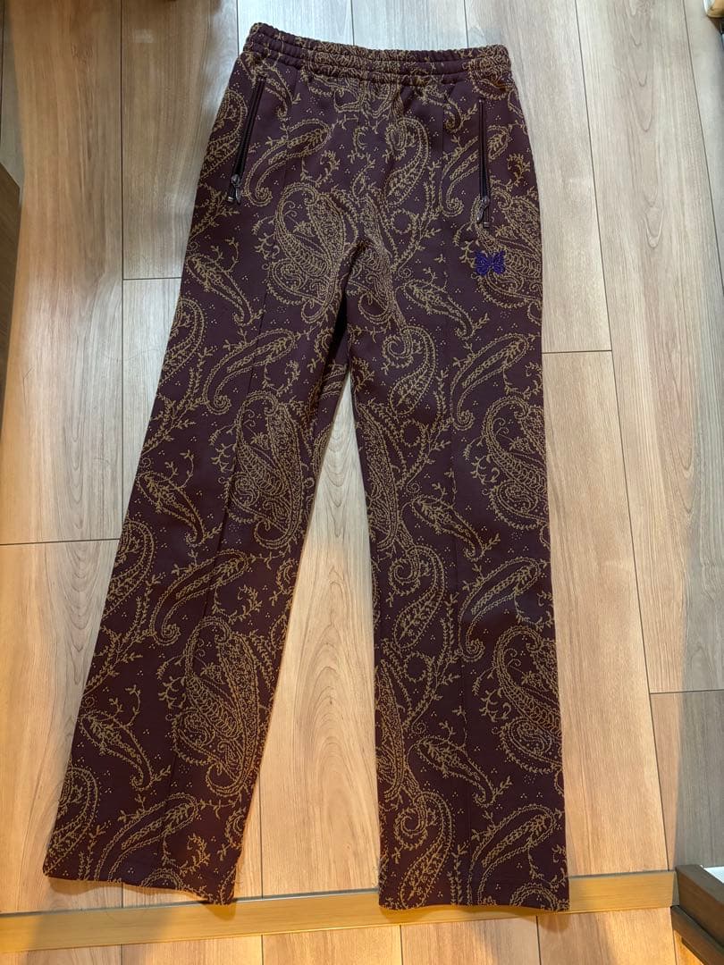 Needles ／BEAMS BOY ブラウン ペイズリー柄 トラックパンツ