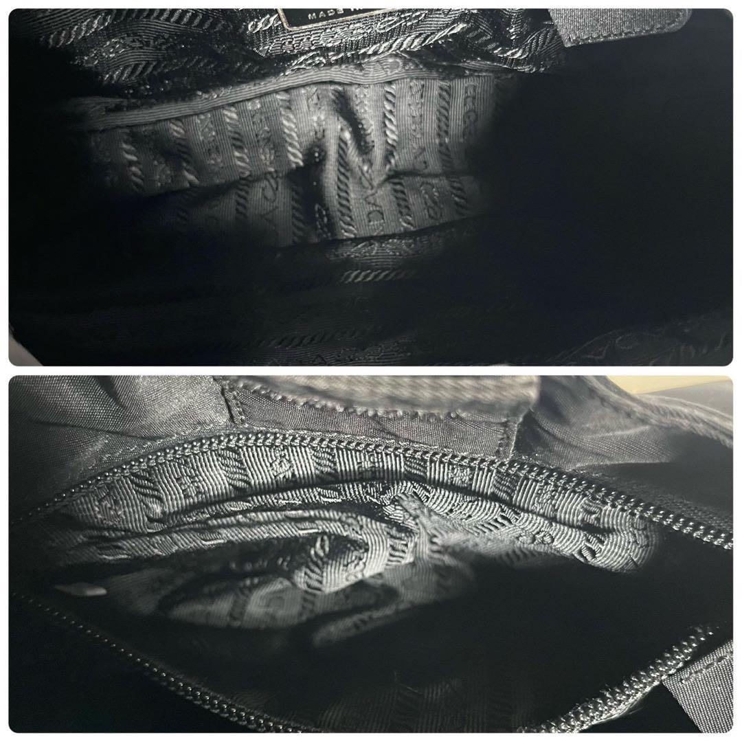 【極美品✨】プラダ　ワンショルダーバッグ　肩掛け　テスートナイロン　三角プレート