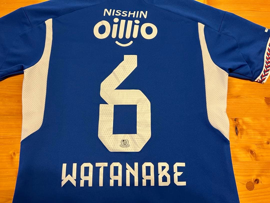 【美品】横浜F・マリノス 2024 ホーム XL 渡辺皓太 #6ユニフォーム