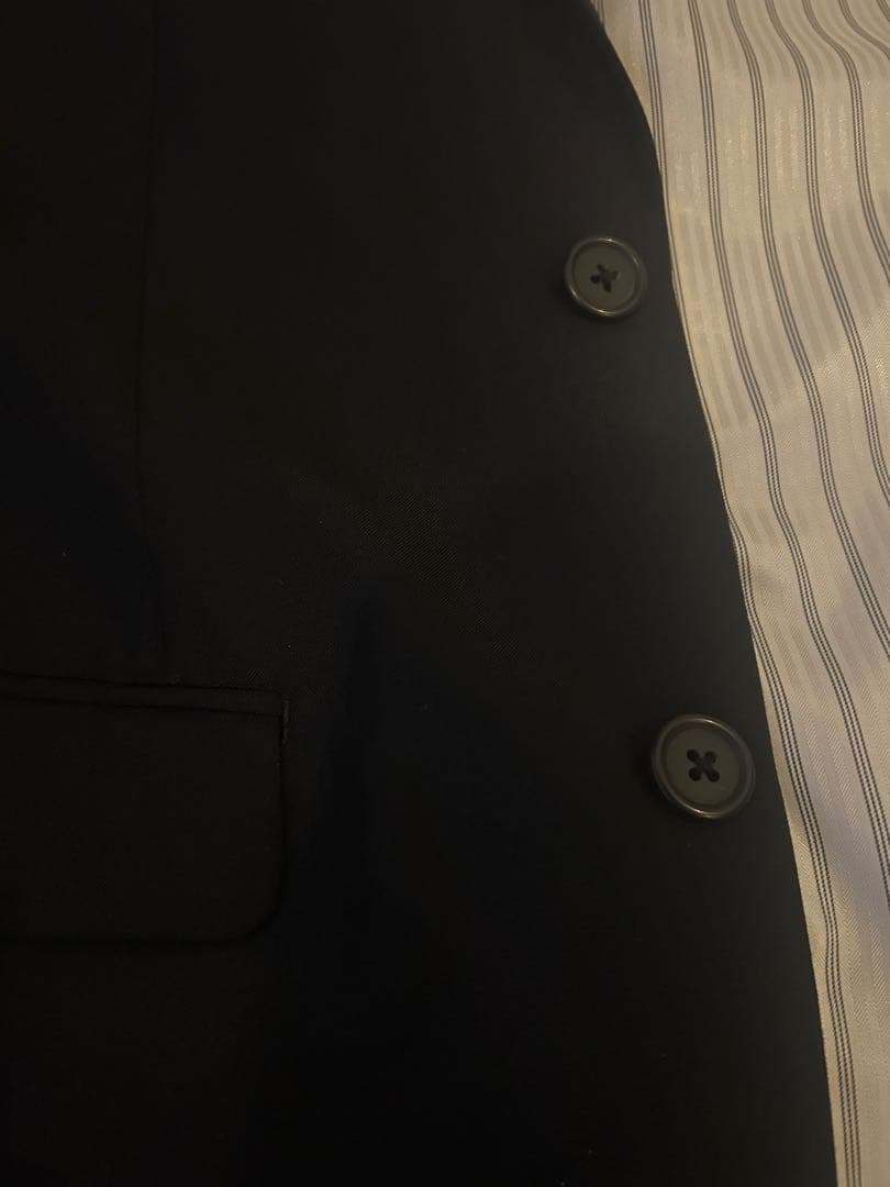 美品！男子スーツ　150-160 グリーンレーベル　ネイビー