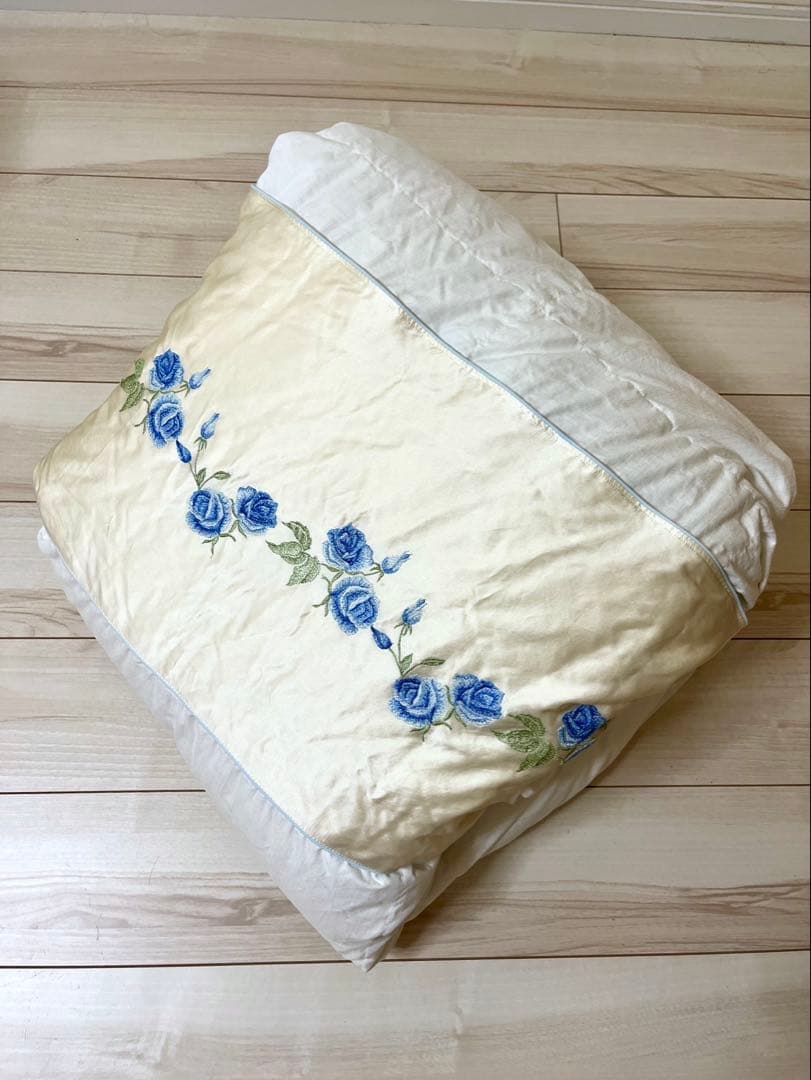 michi 丸八真綿　シルク　ホワイトグースダウン93% 肌掛け布団