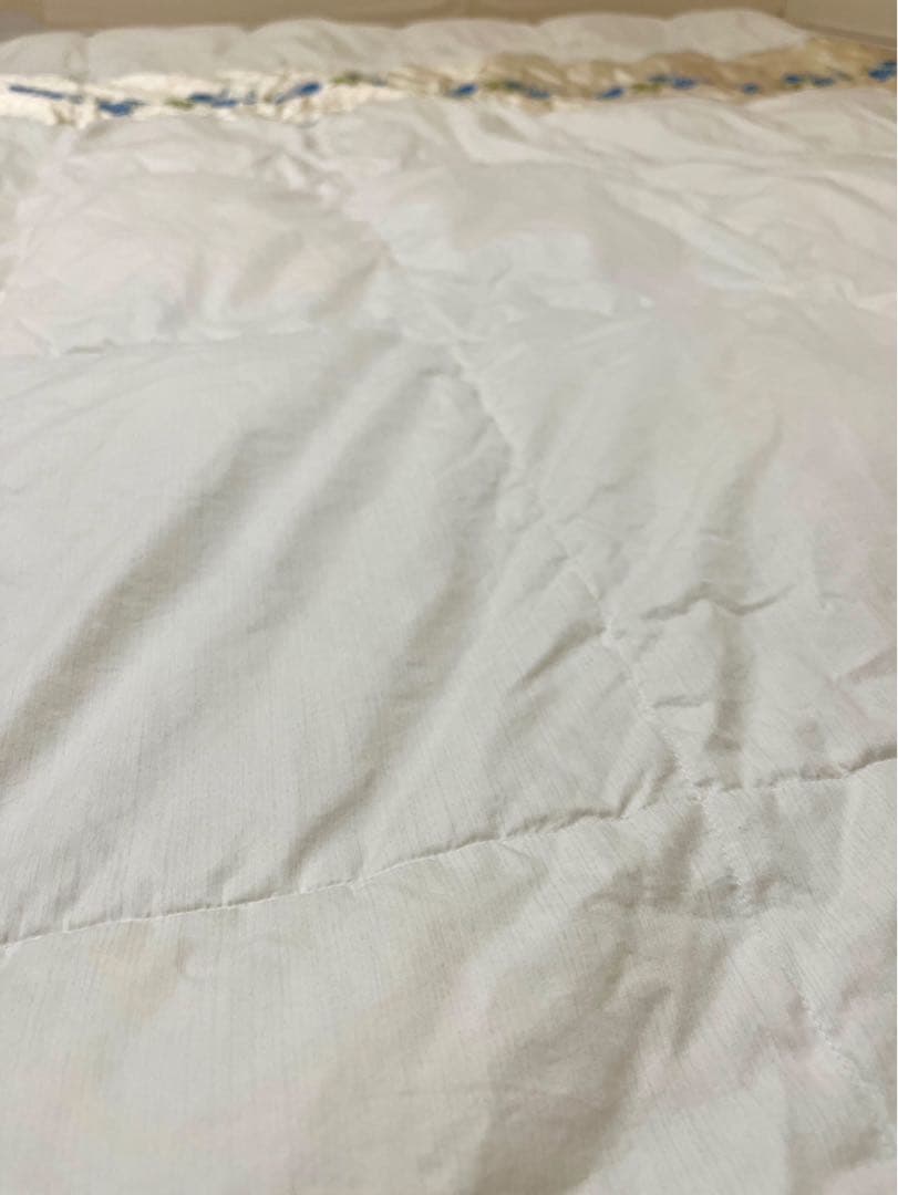 michi 丸八真綿　シルク　ホワイトグースダウン93% 肌掛け布団