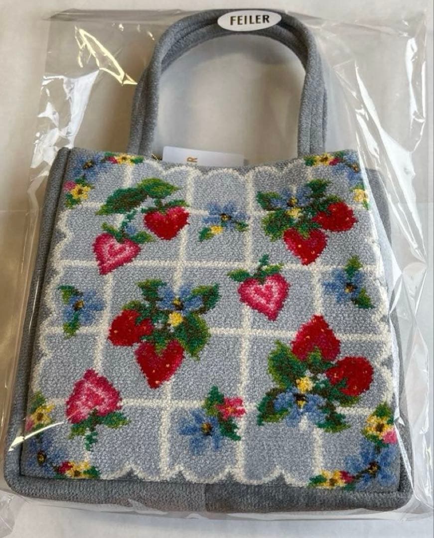 新品未開封　フェイラー　ストロベリーフィールドプティ　ミニバック