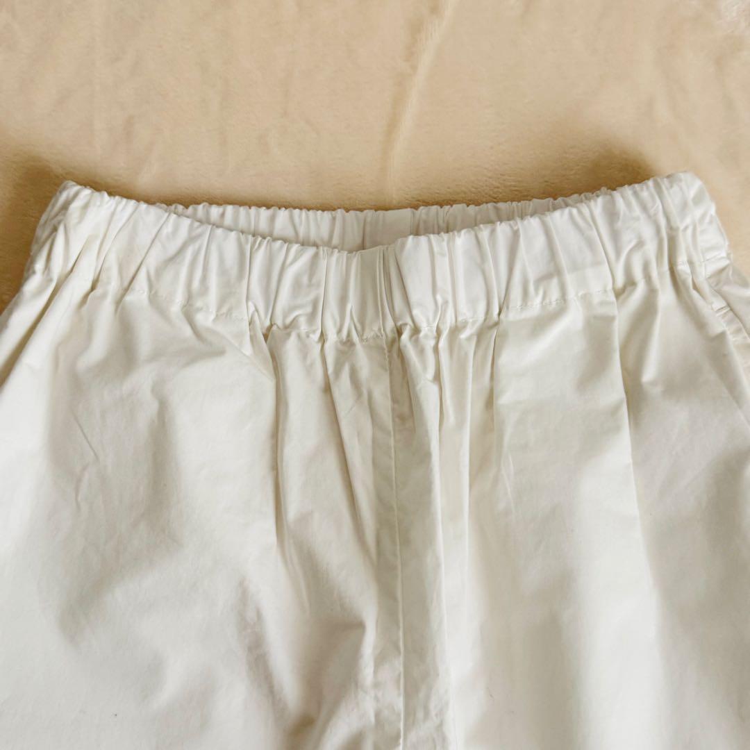 【美品】yoli ヨリ コットンテーパードパンツ ホワイト