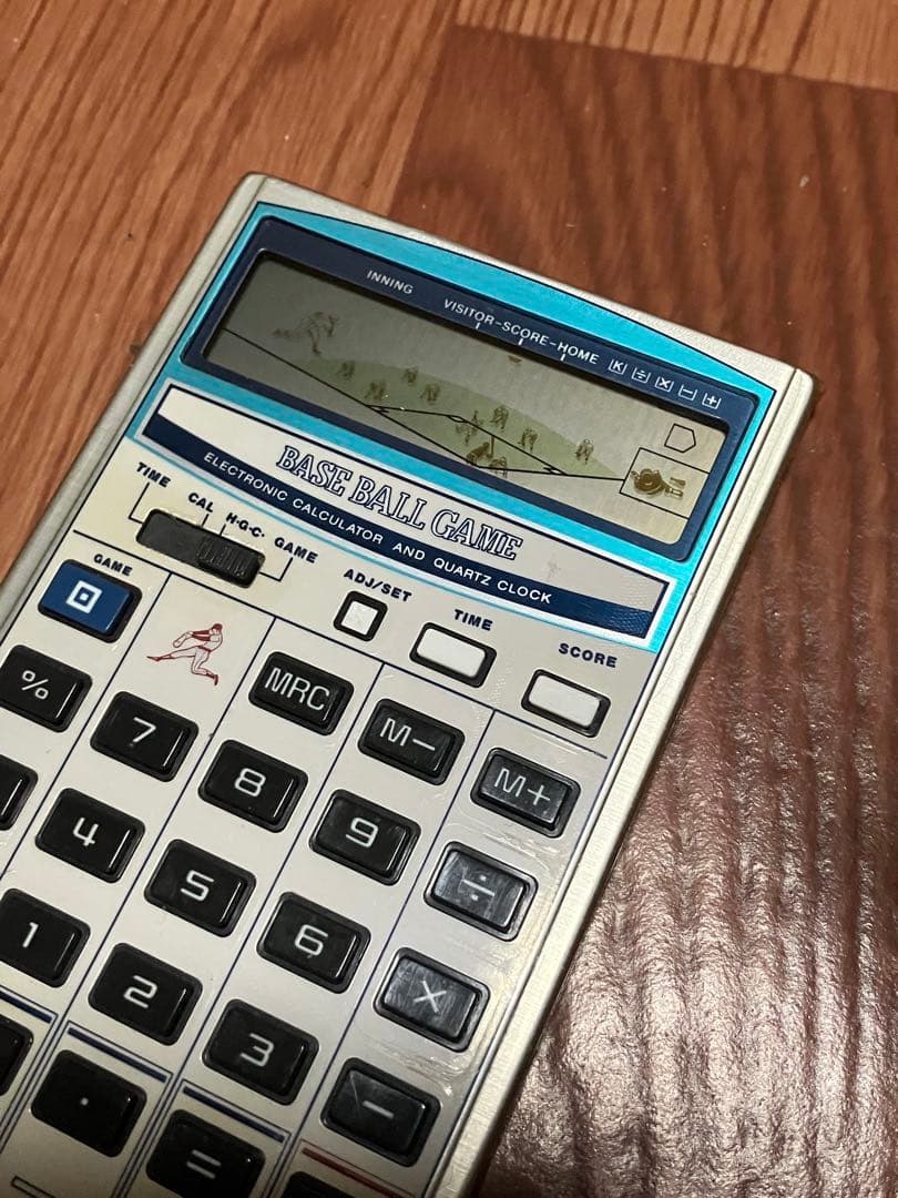 CASIO カシオ ゲーム 電卓 BB-9 ベースボールゲーム 計算機 レトロ
