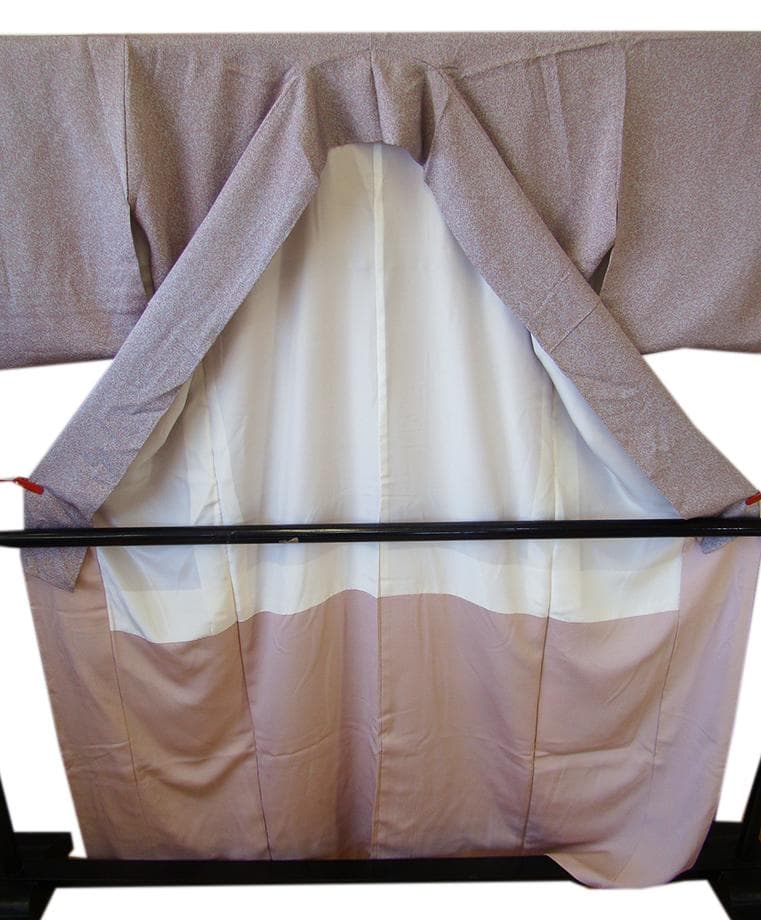 値下げ交渉ＯＫ！京友禅作家 松井青々 たたき調 小紋 正絹 Ｃ７８９