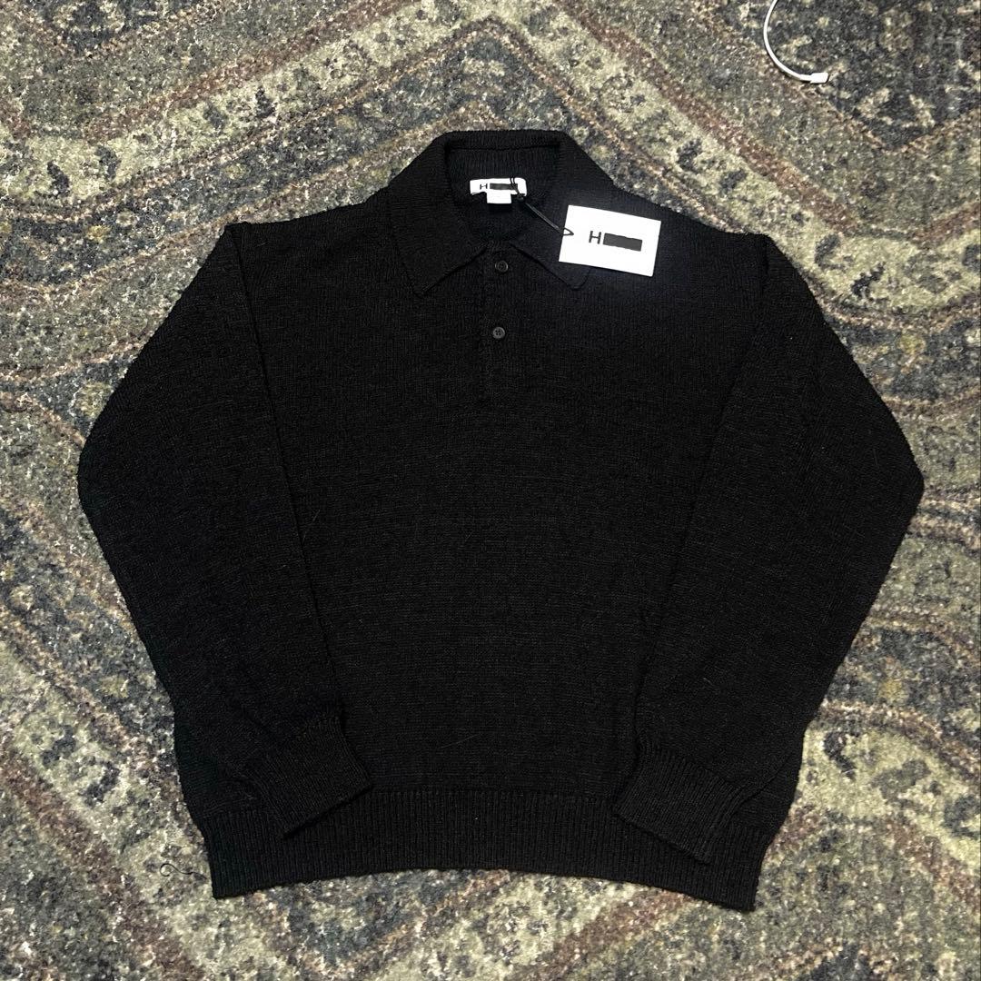 【美品】25ss h beauty&youth cotton polo knit