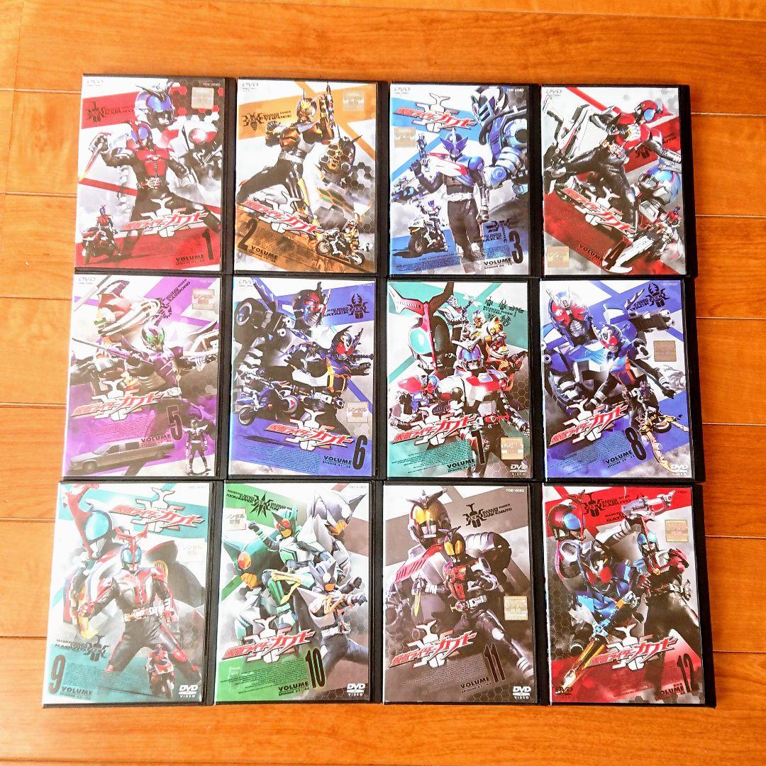 「仮面ライダーカブト」DVD 全12巻 セット 水嶋ヒロ 山本裕典