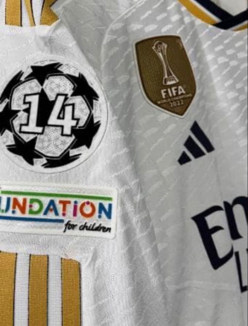 2023/24 レアル・マドリード ホーム 長袖ユニフォーム #5 ベリンガム