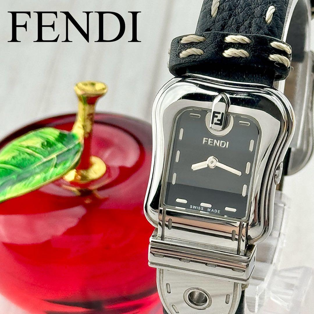 ☆箱付き☆ 555 フェンディ FENDI 新品電池 ブラック クォーツ