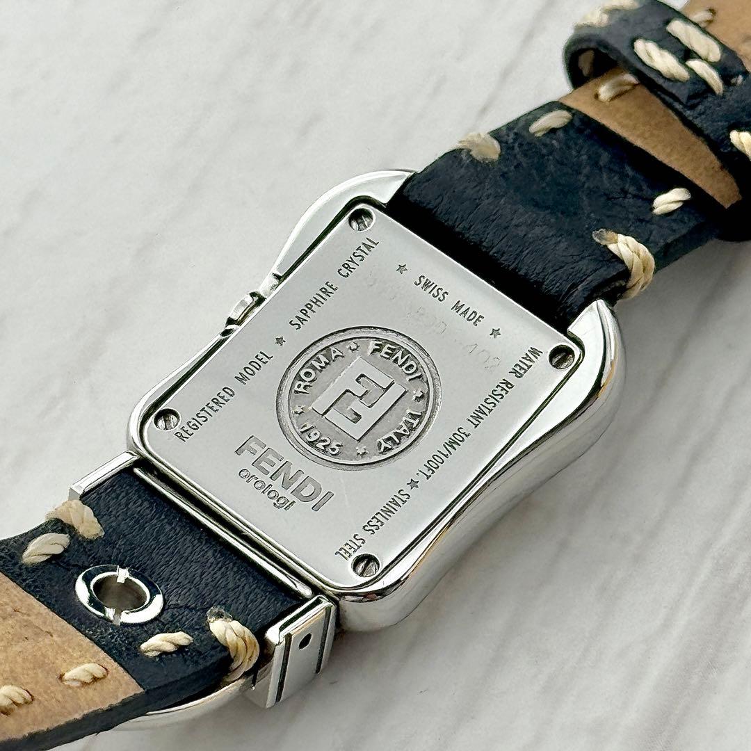 ☆箱付き☆ 555 フェンディ FENDI 新品電池 ブラック クォーツ