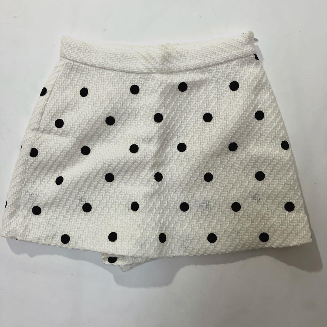 ＊美品＊sheller シェリエ／ツイードドットキュロット