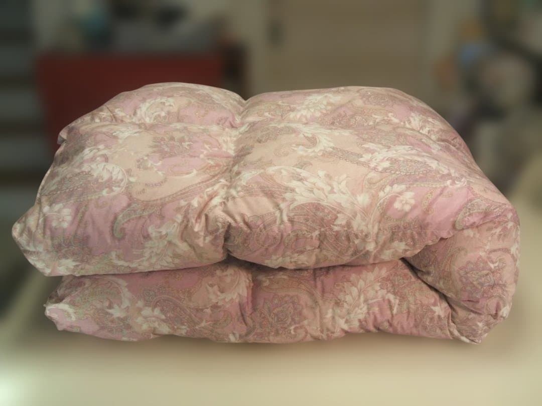 最後の１点新品＊日本羽毛協同組合保証付き＊三ツ星＊１，２キロに増量＊羽毛布団ＳＰ