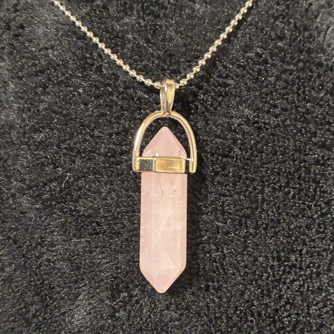 【ローズクォーツのペンデュラム】大和霊力入り！