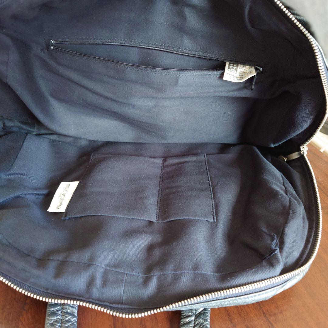 MASAKI MATSUSHIMA ガンメタリック レザー（豚革） バッグ