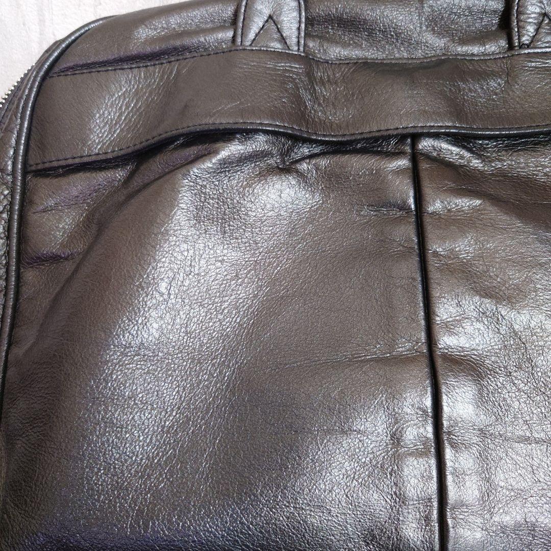 MASAKI MATSUSHIMA ガンメタリック レザー（豚革） バッグ