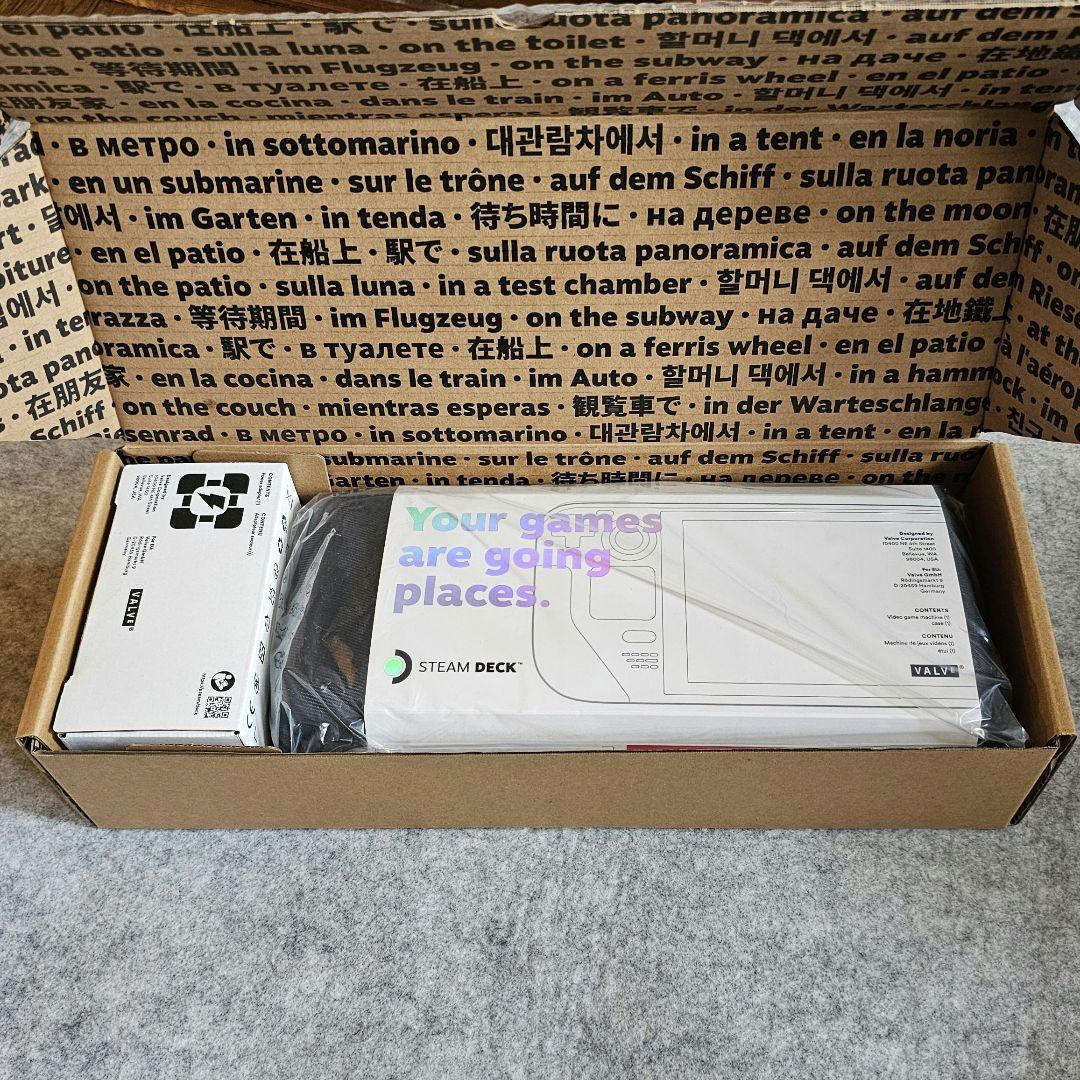 STEAM DECK ポータブルゲーム機 ケース付き