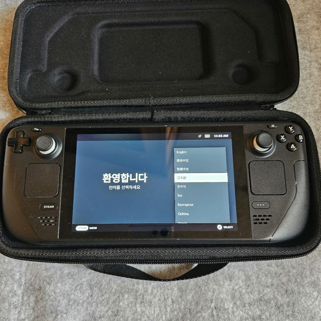 STEAM DECK ポータブルゲーム機 ケース付き
