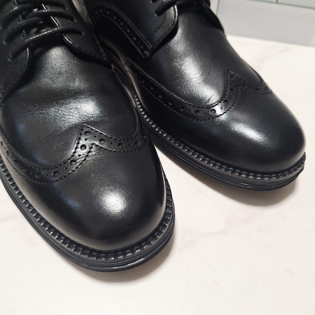 【美品】 コールハーン オリジナルグランド 25.5 ウイングチップ ブラック